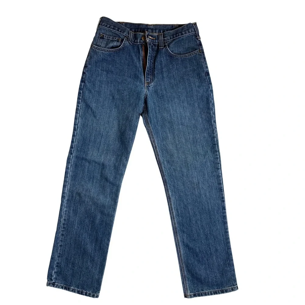 Carhartt Relaxed Fit Men's Medium Blue Denim Jeans‎ Size 32x32